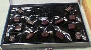 Csokoládé díszdobozban | Belül Ennyike